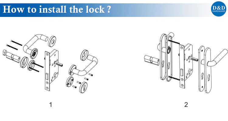 The Installation of CE Mortise Lock from D&D Hardware The Installation of CE Mortise Lock from D&D Hardware