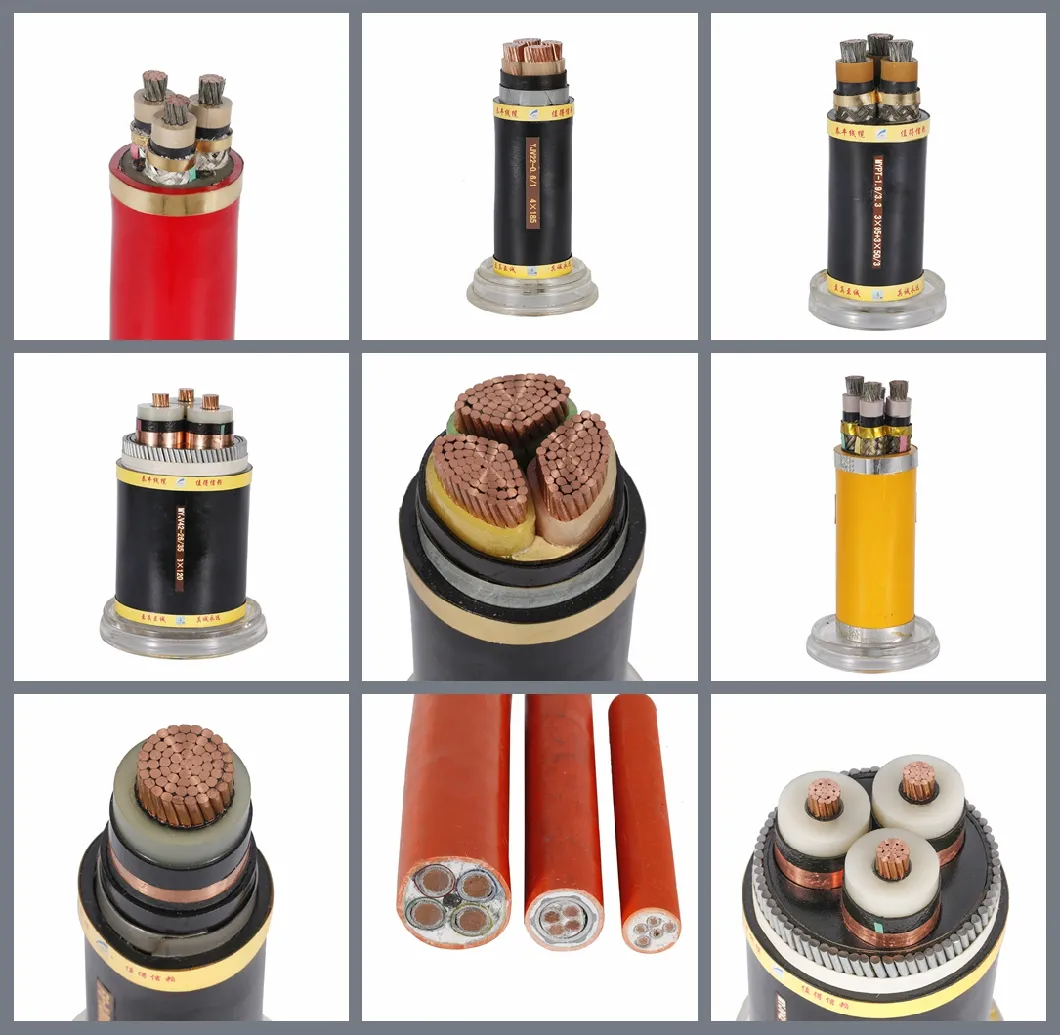 Low Medium Voltage XLPE Insulated/Insulation PVC Sheathed Jacket Copper/Aluminum Conductor Sta/Swa Steel Armoured/Armored Electric Electrical Wire Power Cable