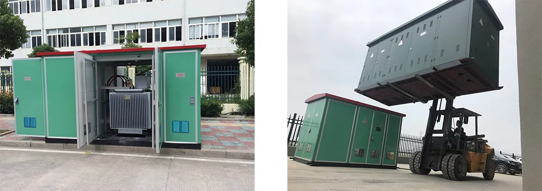 Yb 11kv 15kv 24kv 33kv Kiosk Mobile Fabricated Compact Transformer Substation