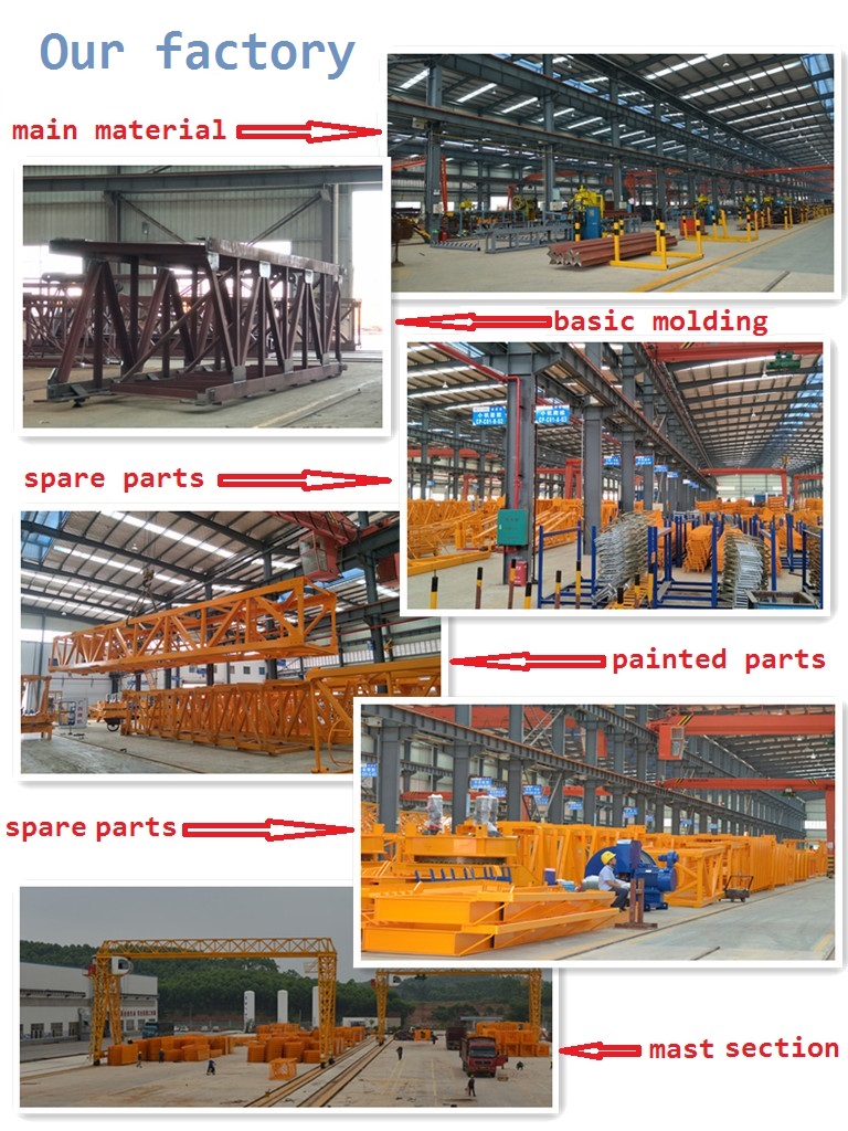 luffing jib tower crane price