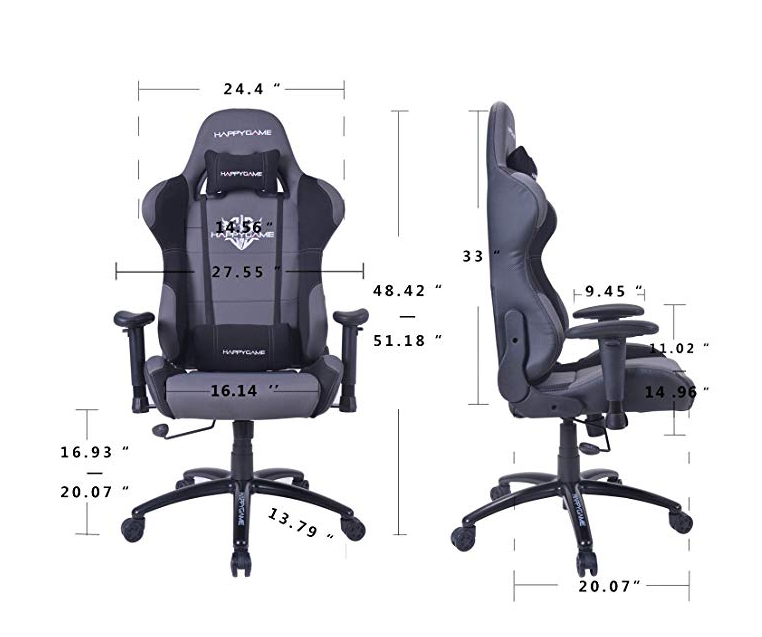 racing style reclining game chair size.png