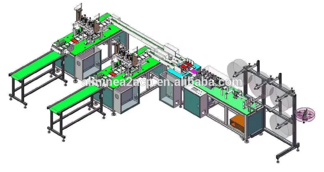 High Quality Automatic Disposable Medical Face Mask Making Machine with Earloop