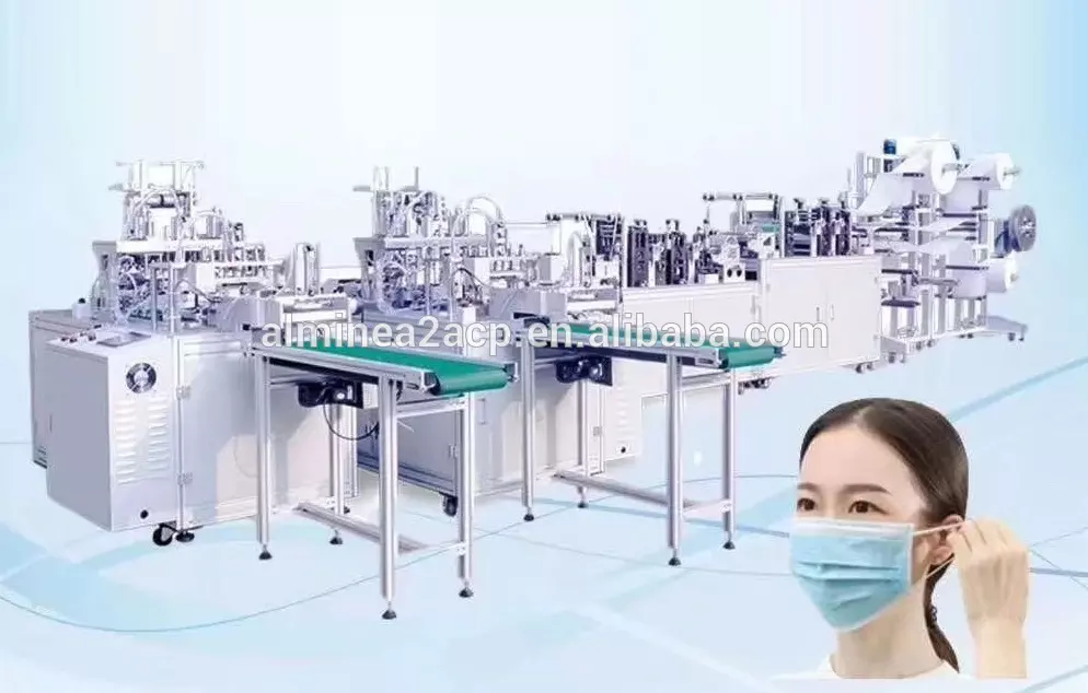 High Quality Automatic Disposable Medical Face Mask Making Machine with Earloop