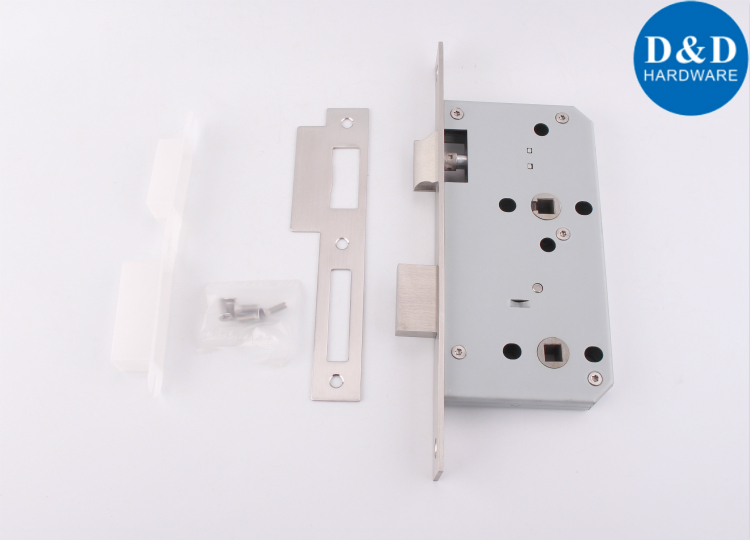 European Mortise Bathroom Lock 6078-D&D Hardware 