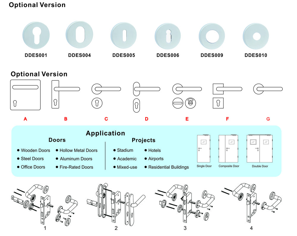 Door handle Optional version-D&D Hardware Door handle Optional version-D&D Hardware