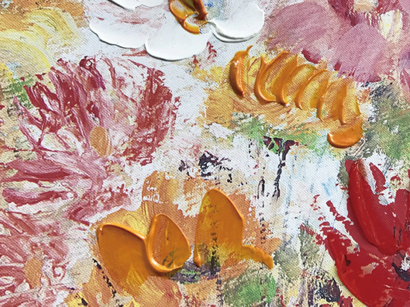 Hand painting details
