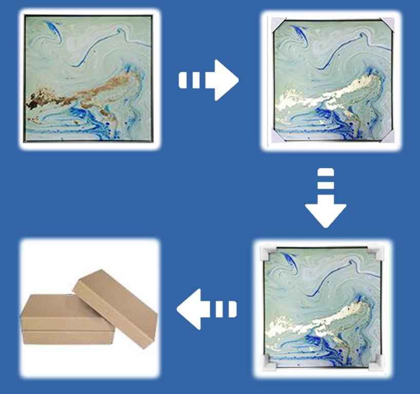 Reshippable mailbox packing