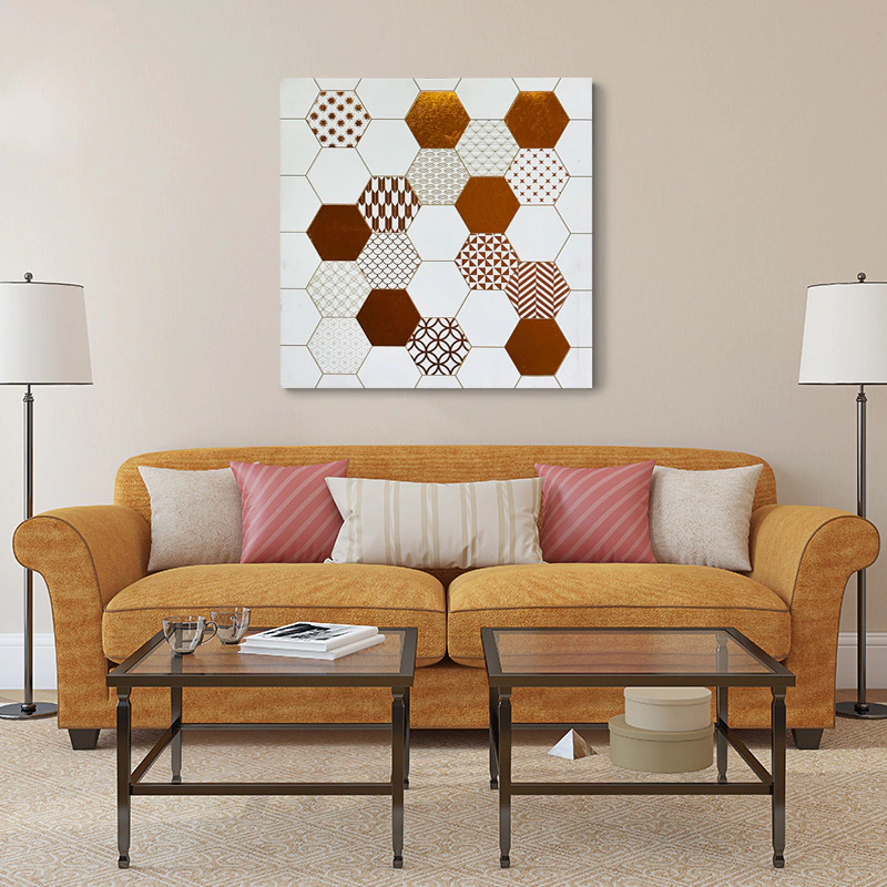 Wall art for living room: 200421-Geometric shapes