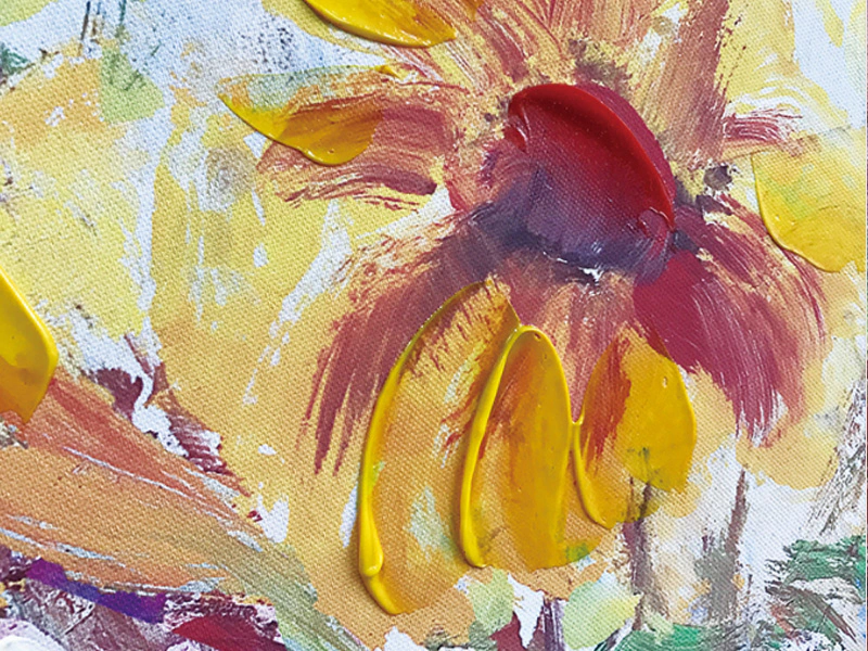 Hand painting details