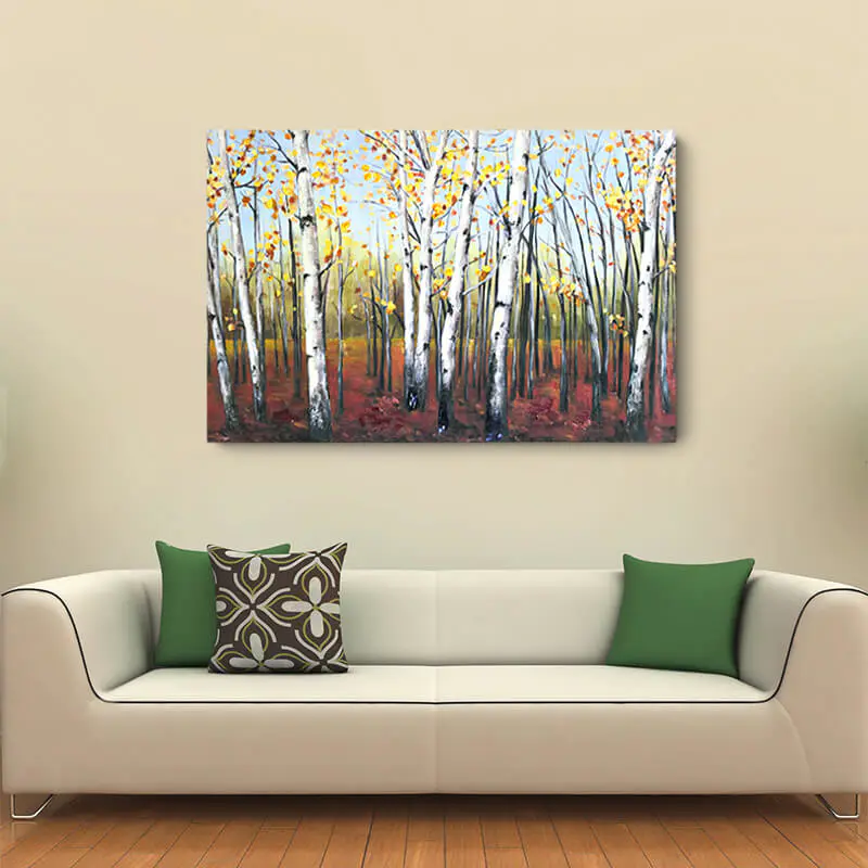 Wall art for Home: 200435 forest painiting