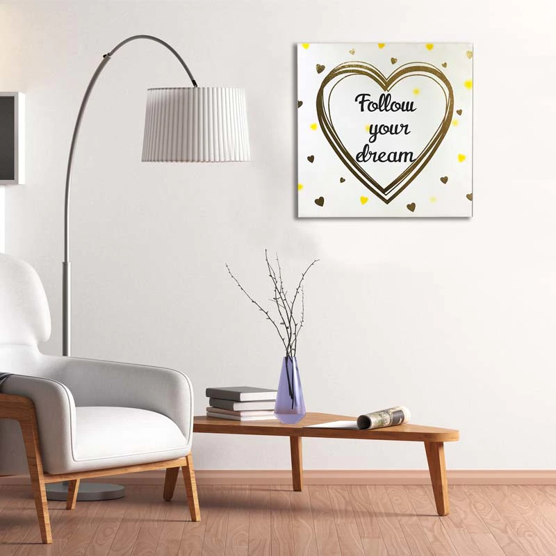 Wall art for office: 200427-Follow your heart