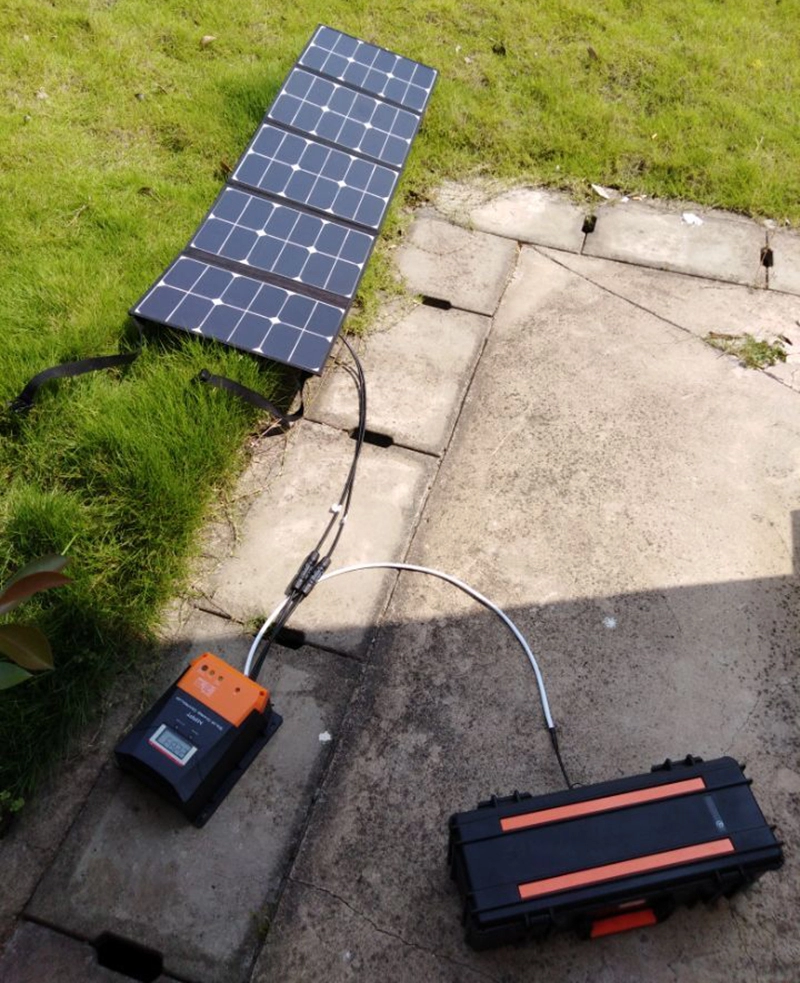 Portable Solar Generator 1000Wh Solar Power Station for Camping, Home, Car (110V/220V AC Outlet, 12V DC, USB)