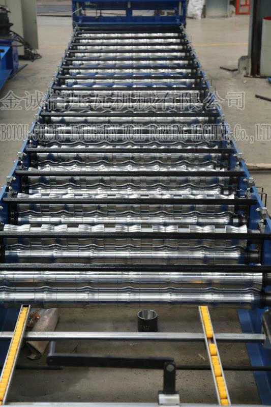 China factory Botou city metal 1200 input metcoppo glazed tile sheet making roll forming machine