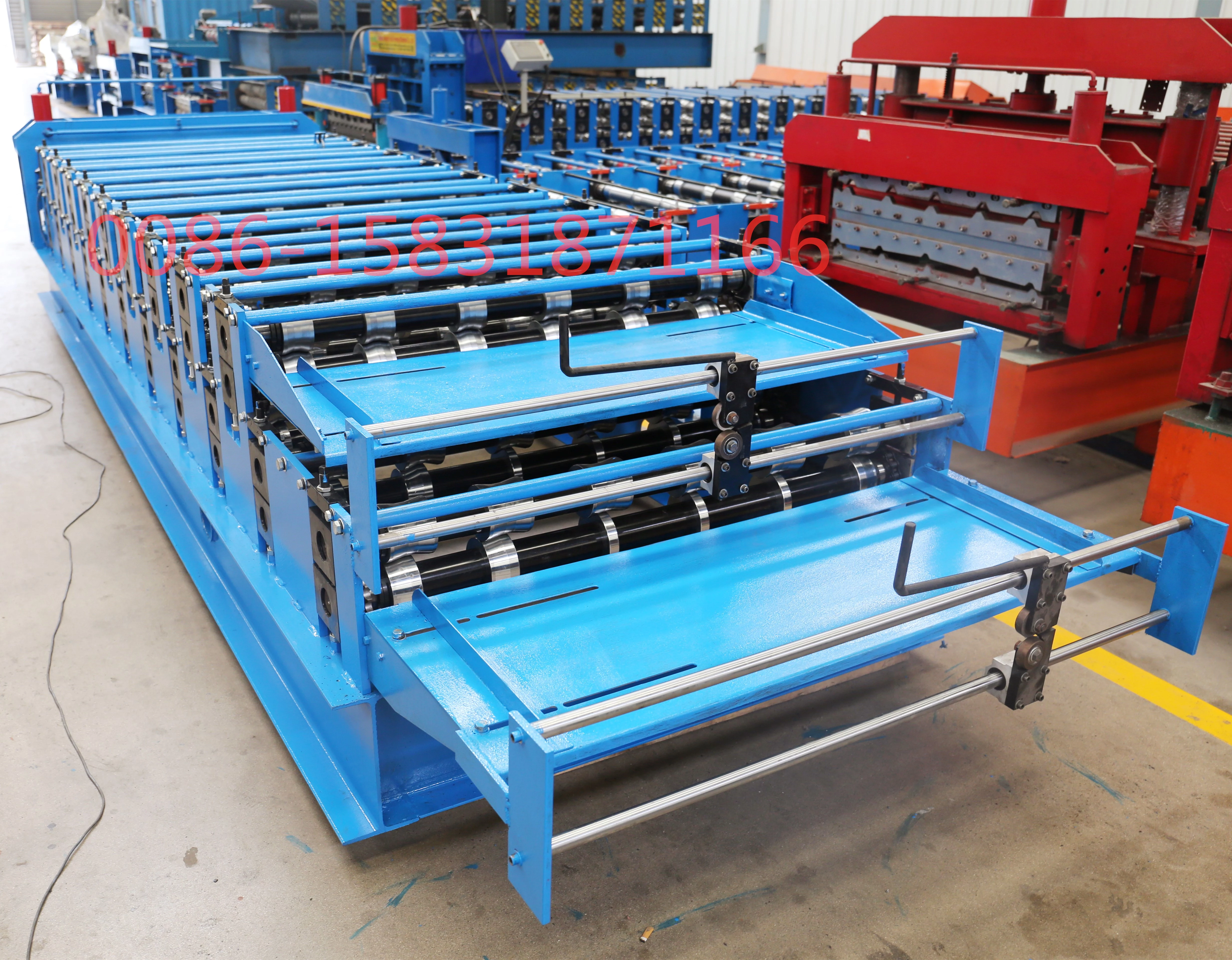 China manufacturer Botou Golden Integrity JCX 840 and 900 type double layer metal roofing panel roll forming machine