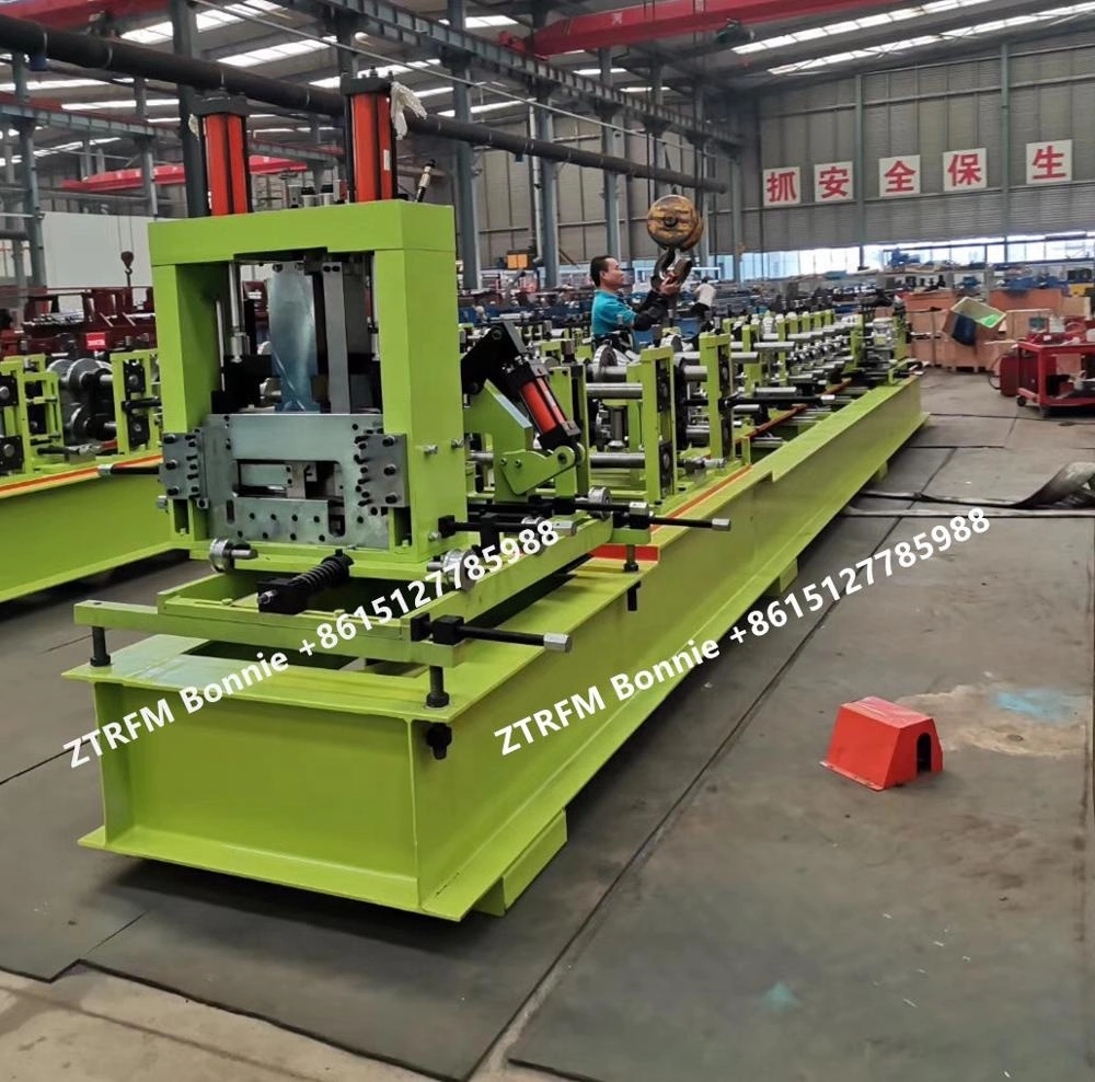 auto c z Shaped Purlin Interchange Steel Profile Cold Roll Forming Machine