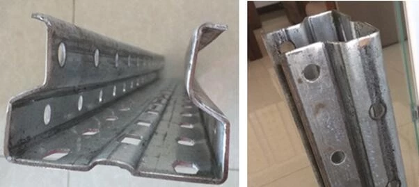 Storage shelf column steel roll forming machine supermarket shelves upright rack making machine