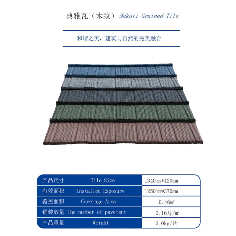 Nigeria stone coated metal roof tile stone coated roof tiles romania