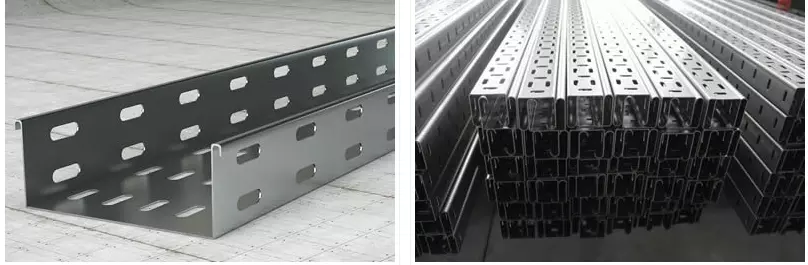 Large span cable tray Perforated cable tray channel cable tray stainless forming machine