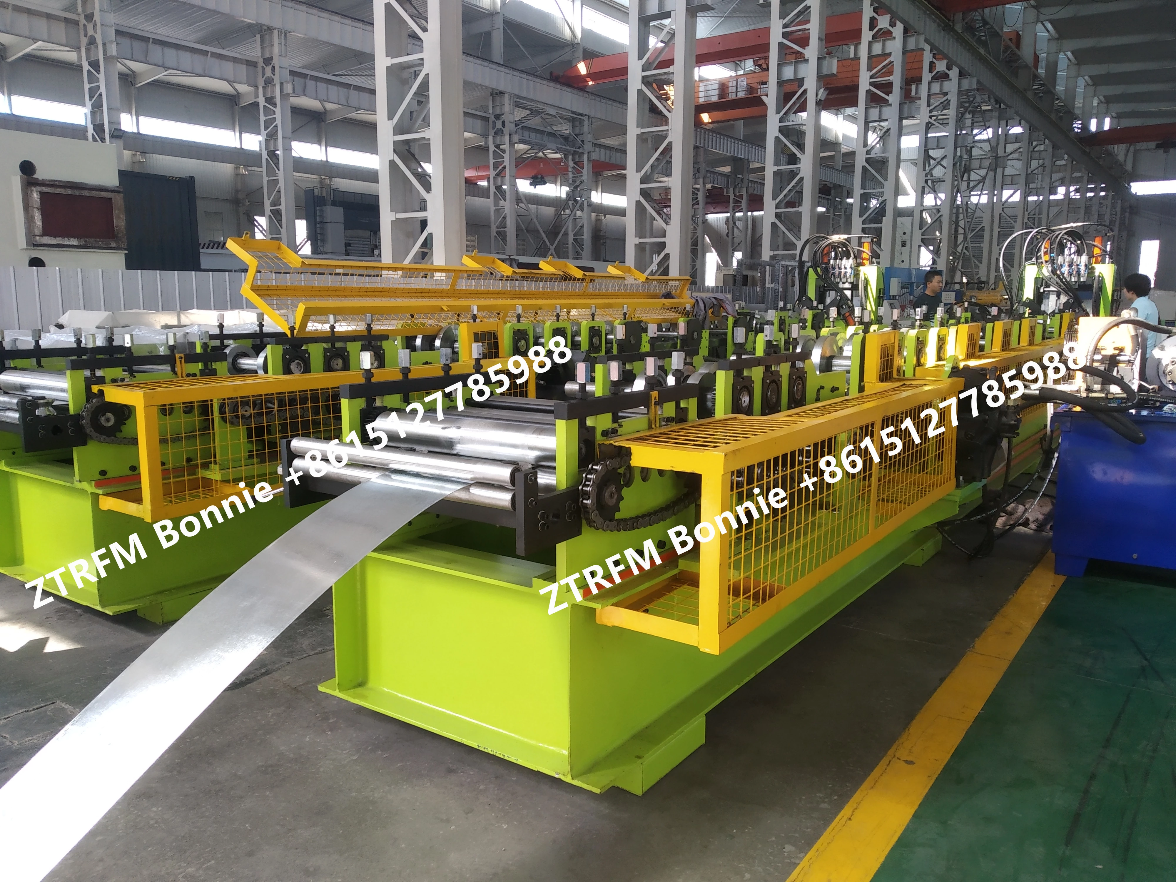 auto c z Shaped Purlin Interchange Steel Profile Cold Roll Forming Machine
