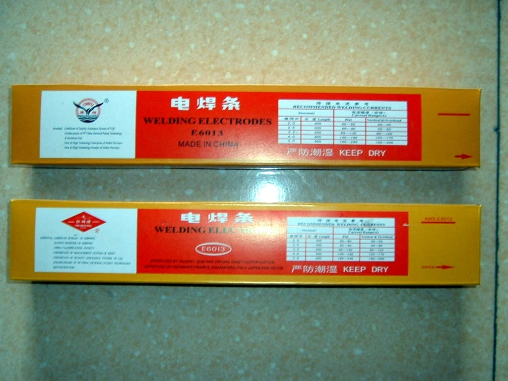 Golden Bridge Qualitied Welding Electrode (E6013 E 7018) with CE Certificate