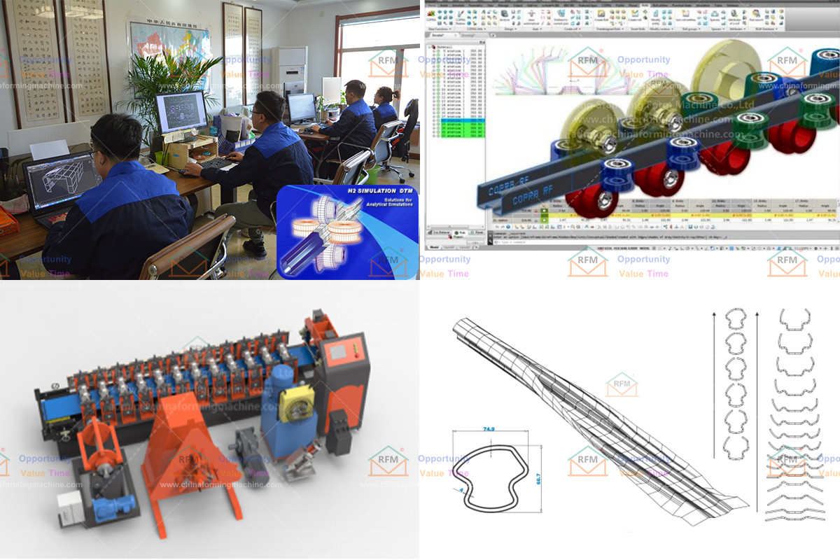 When manufacturing composite boards at the factory High-precision composite board roll forming machine