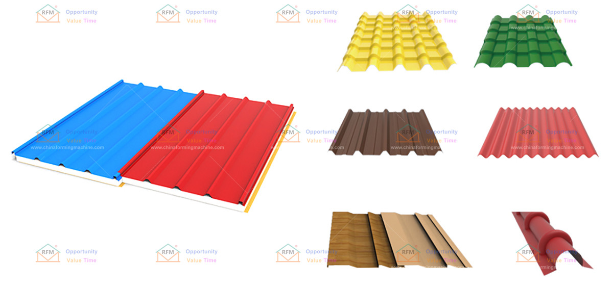 When manufacturing composite boards at the factory High-precision composite board roll forming machine