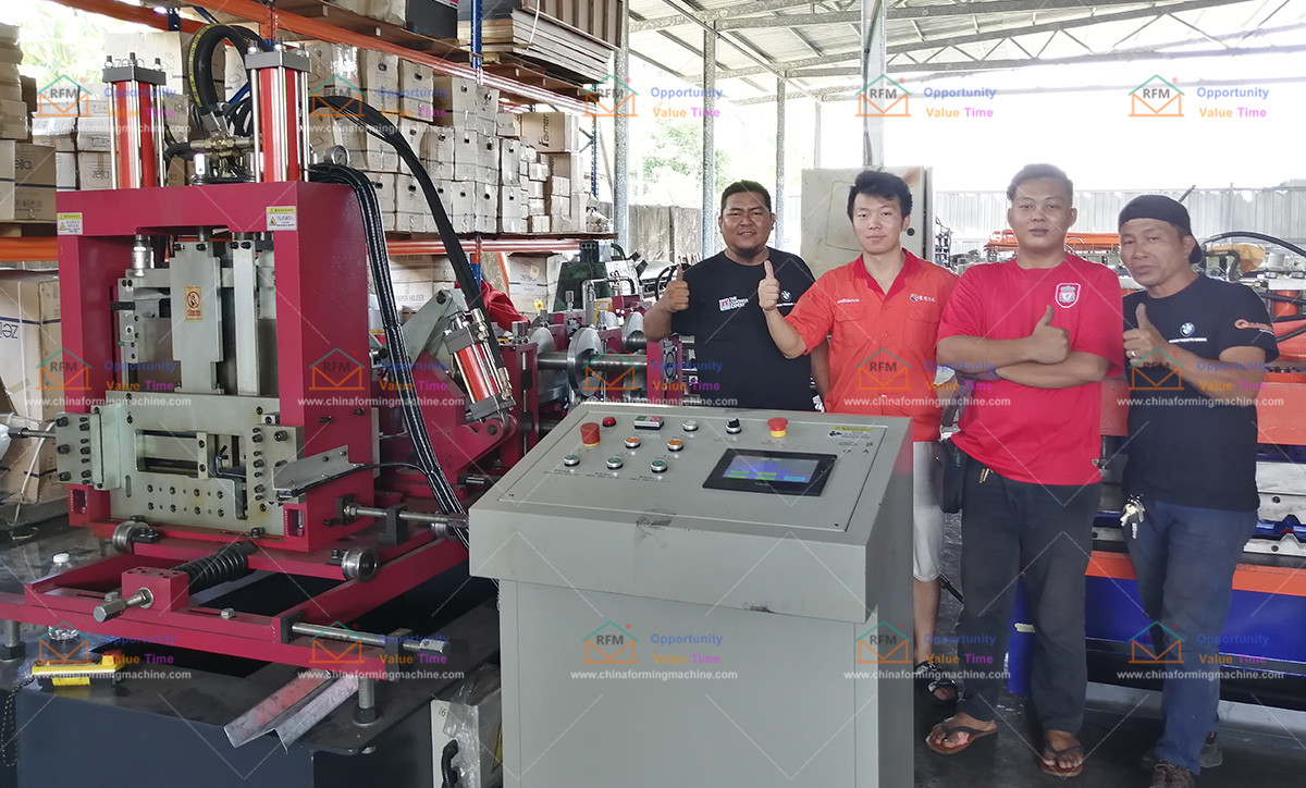 Used by house decoration industry decoration team in the process of building a house CZ steel profile forming machine