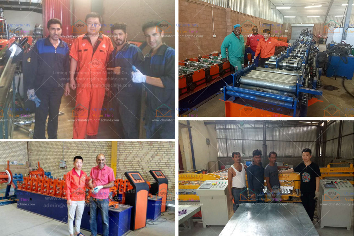 Building houses wall panel roll forming machine