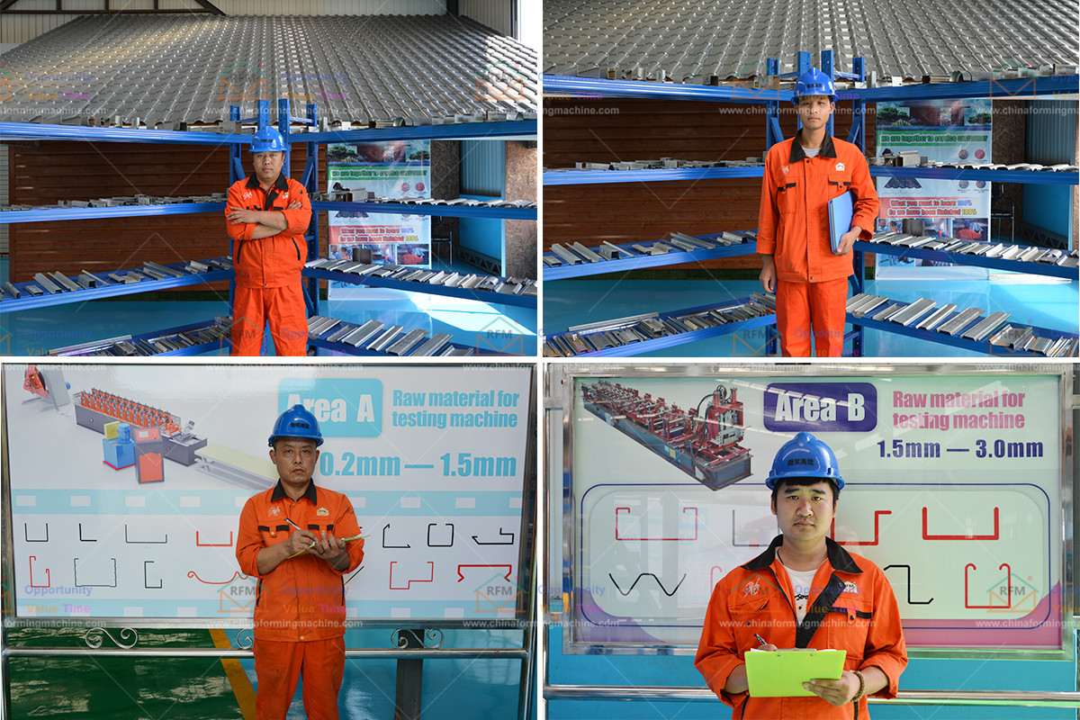 Building houses wall panel roll forming machine