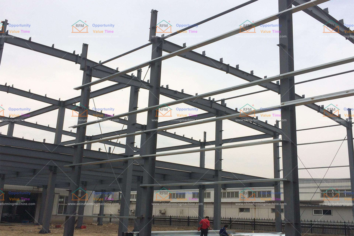 Used by house decoration industry decoration team in the process of building a house CZ steel profile forming machine