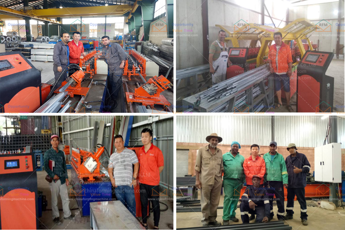 Building houses wall panel roll forming machine