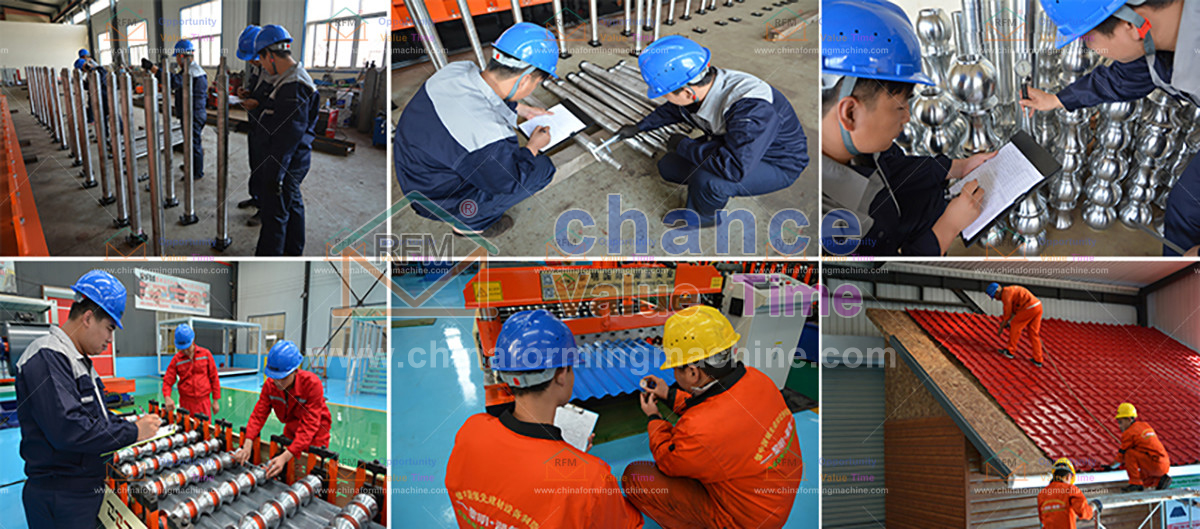 When manufacturing composite boards at the factory High-precision composite board roll forming machine