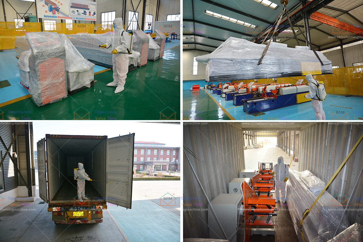 When manufacturing composite boards at the factory High-precision composite board roll forming machine
