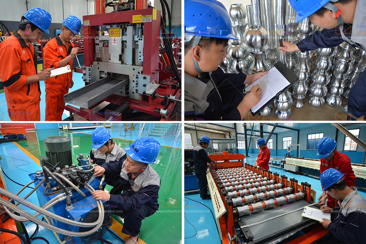 Building houses wall panel roll forming machine
