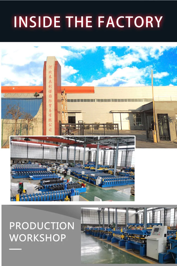 Double layer building material machinery steel tile roofing sheet roll forming machine