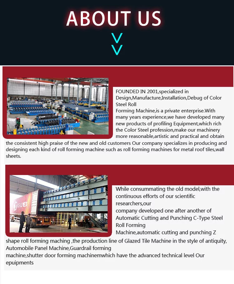 Double layer building material machinery steel tile roofing sheet roll forming machine