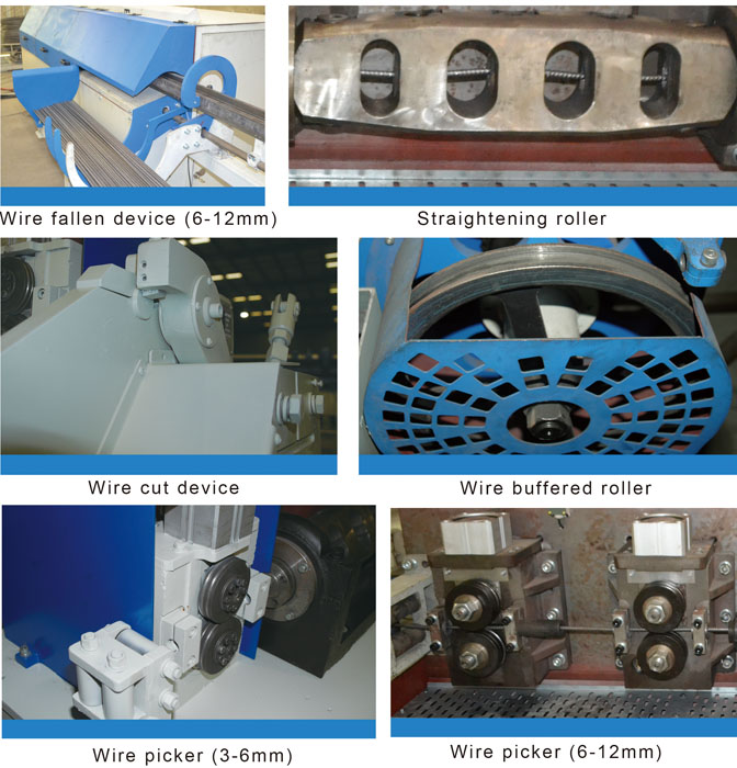 gt 4-12 high speed plc control steel wire straightening and cutting machine price cnc 2-5mm