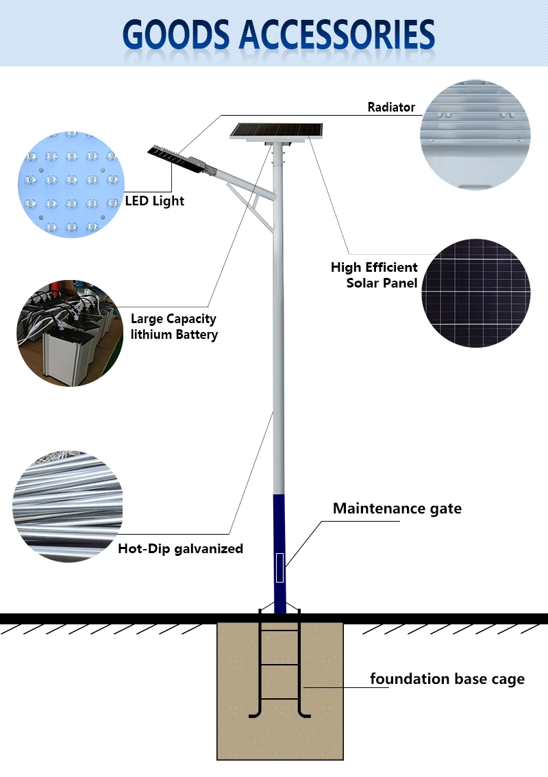 China factory 2019 led source outdoor solar street light for outdoor with high quality
