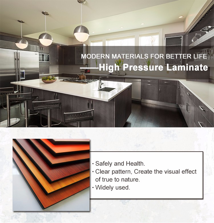 waterproof formica hpl high pressure laminate sheet for Interior decoration HPL