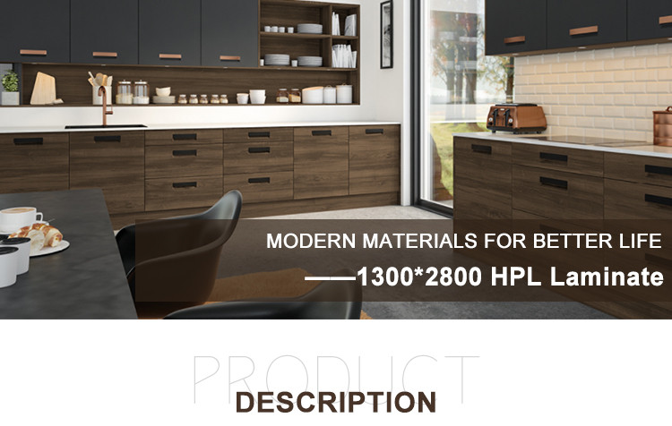 decorative formica high pressure laminate phenolic board for hpl kitchen cabinets