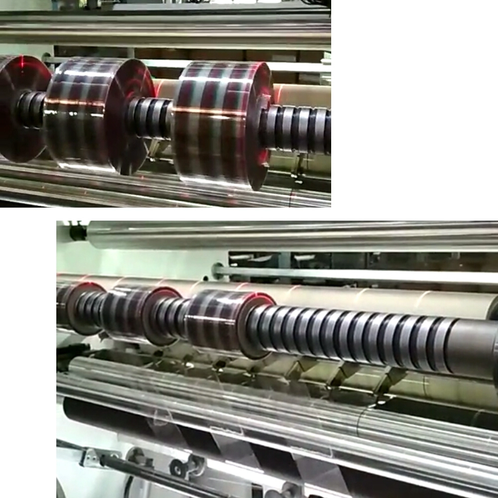 China low price popular bopp film slitting rewinding machine