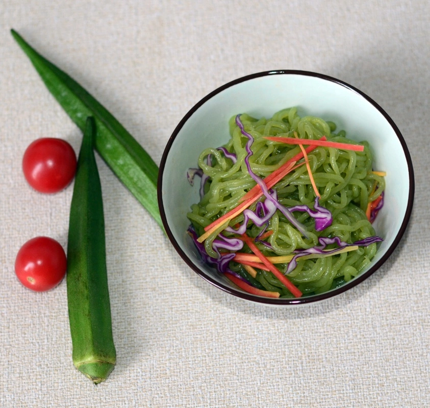 Organic Instant Konjac Shirataki Spinach  Noodles (EC, NOP)