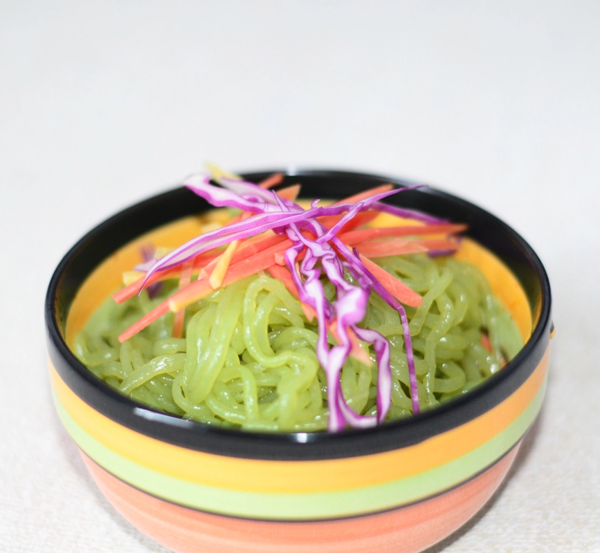 Organic Instant Konjac Shirataki Spinach  Noodles (EC, NOP)