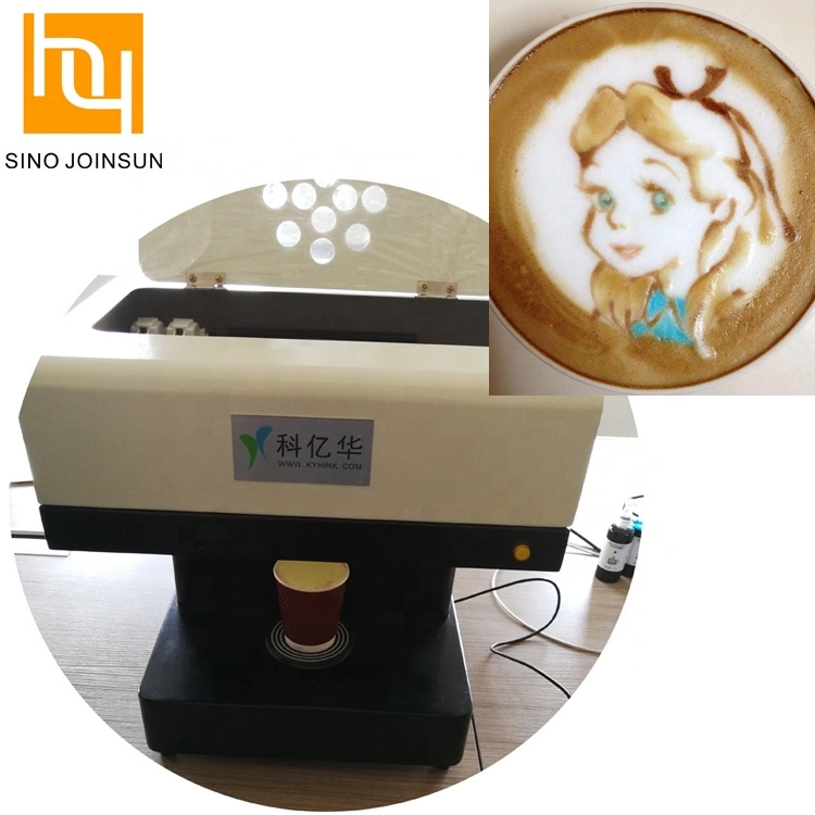 3D high resolution printing coffee machine printer for cappuccino coffee