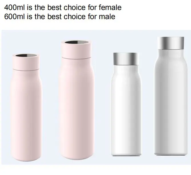 Stainless Steel Travel Mug Smart Water Bottle with Reminder Thermos Thermos Vacuum Water Bottle