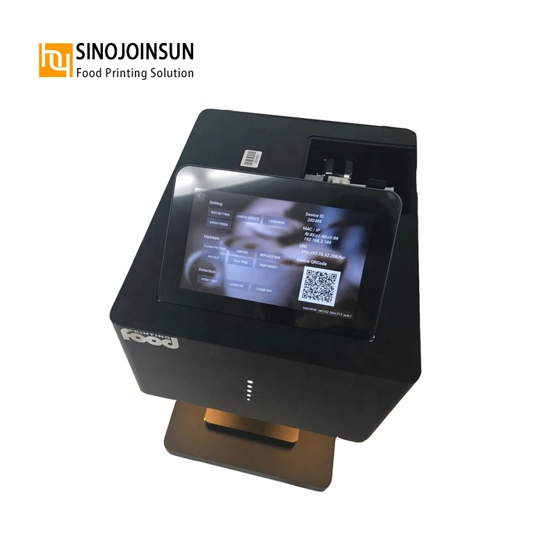 High-definition fully automatic printer Pizza surface personalized pattern