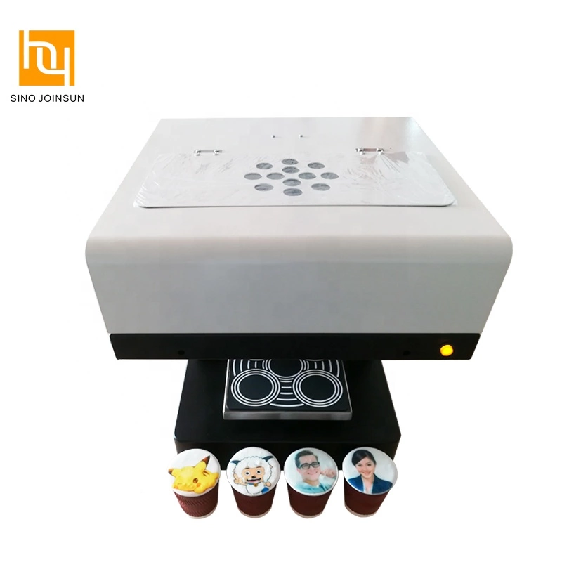 One-time 4 cups latte printing machine