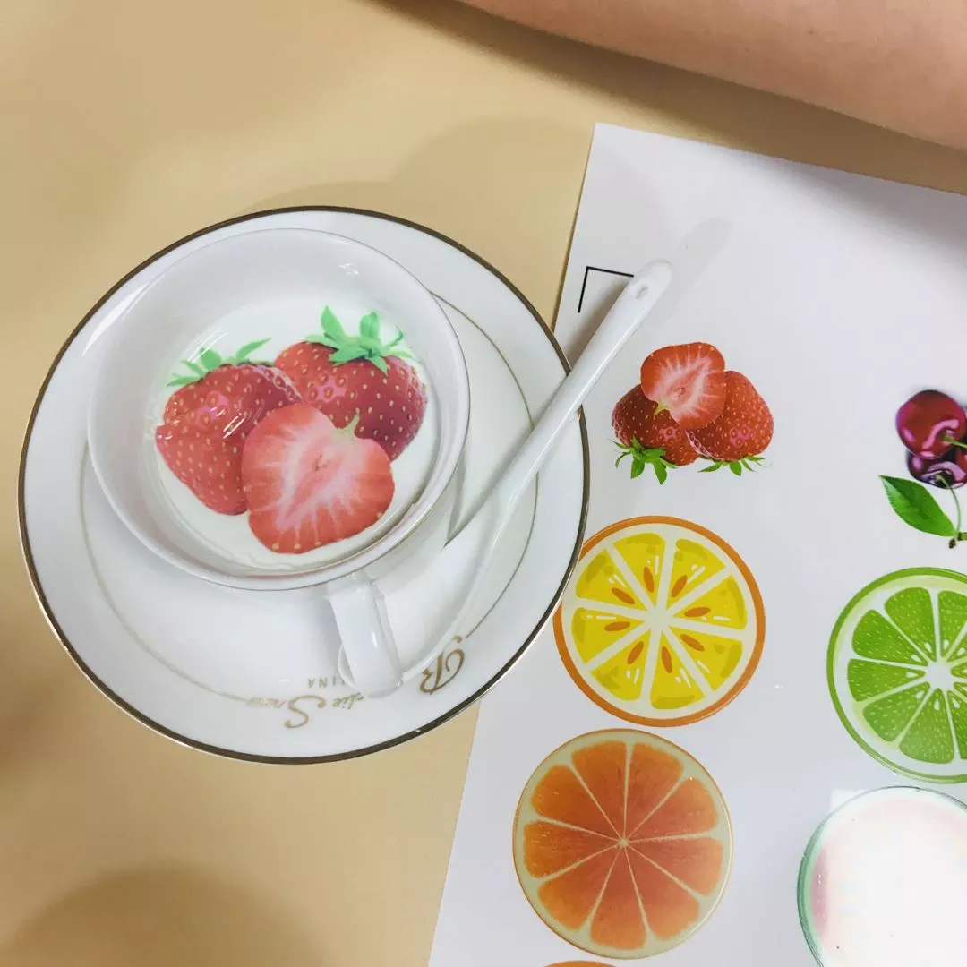 filmcare blank and printed semi transparent edible film for drink