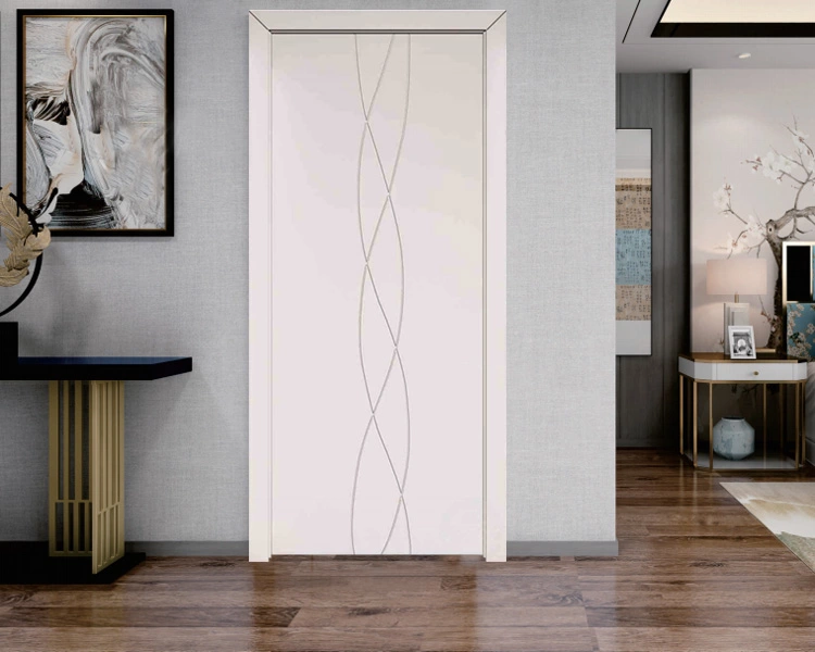 Wood door HDF plate baking paint or paint free finish