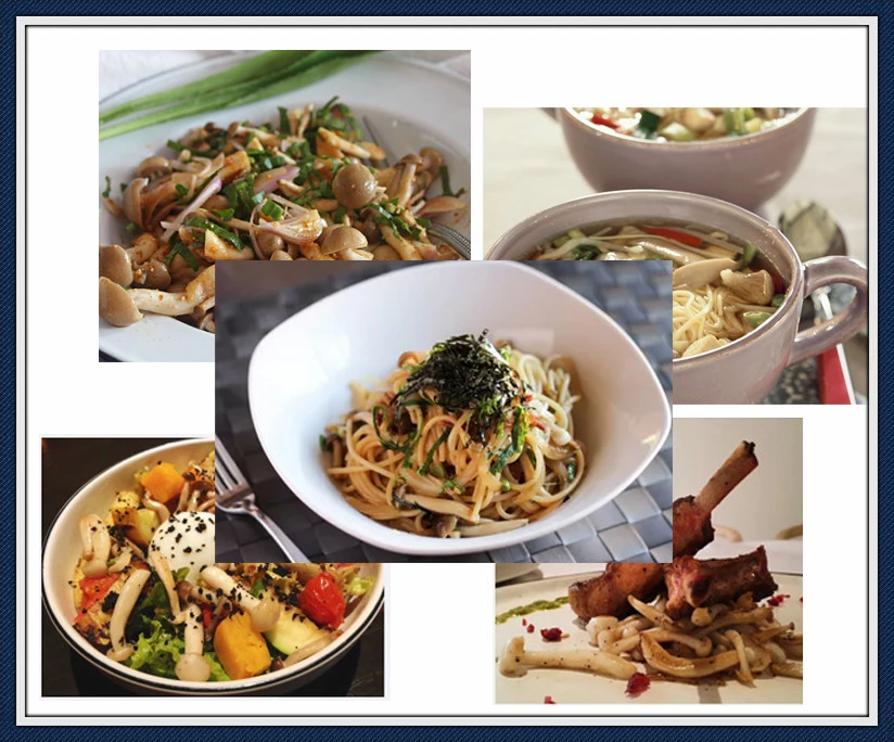 2020 Hot Sale Supermarket 200g Fresh White Shimeji with Brown Shimeji mushroom packed in one individual box